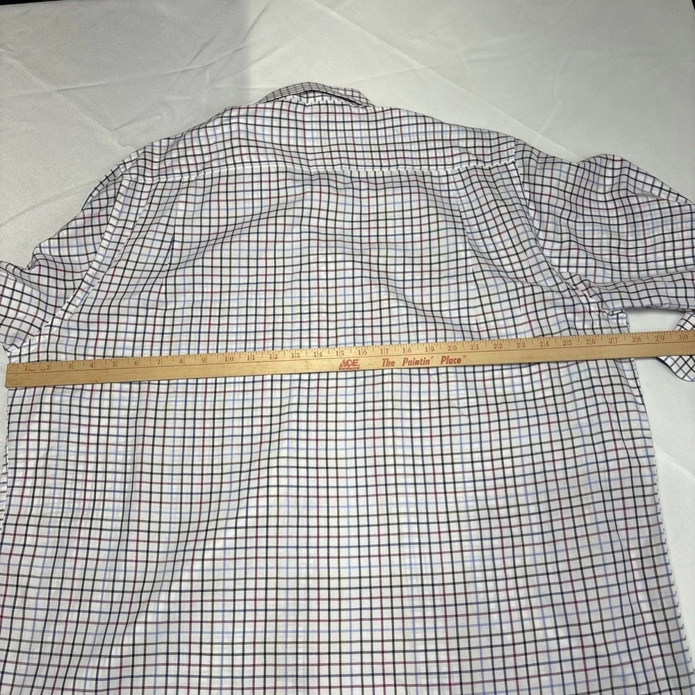 ALX New York Mens Long Sleeve Plaid Button Down Shirt Size‎ XL